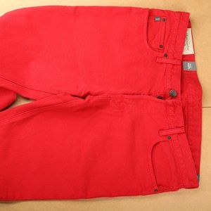Abercrombie & Fitch Red Skinny Jeans 36x32
